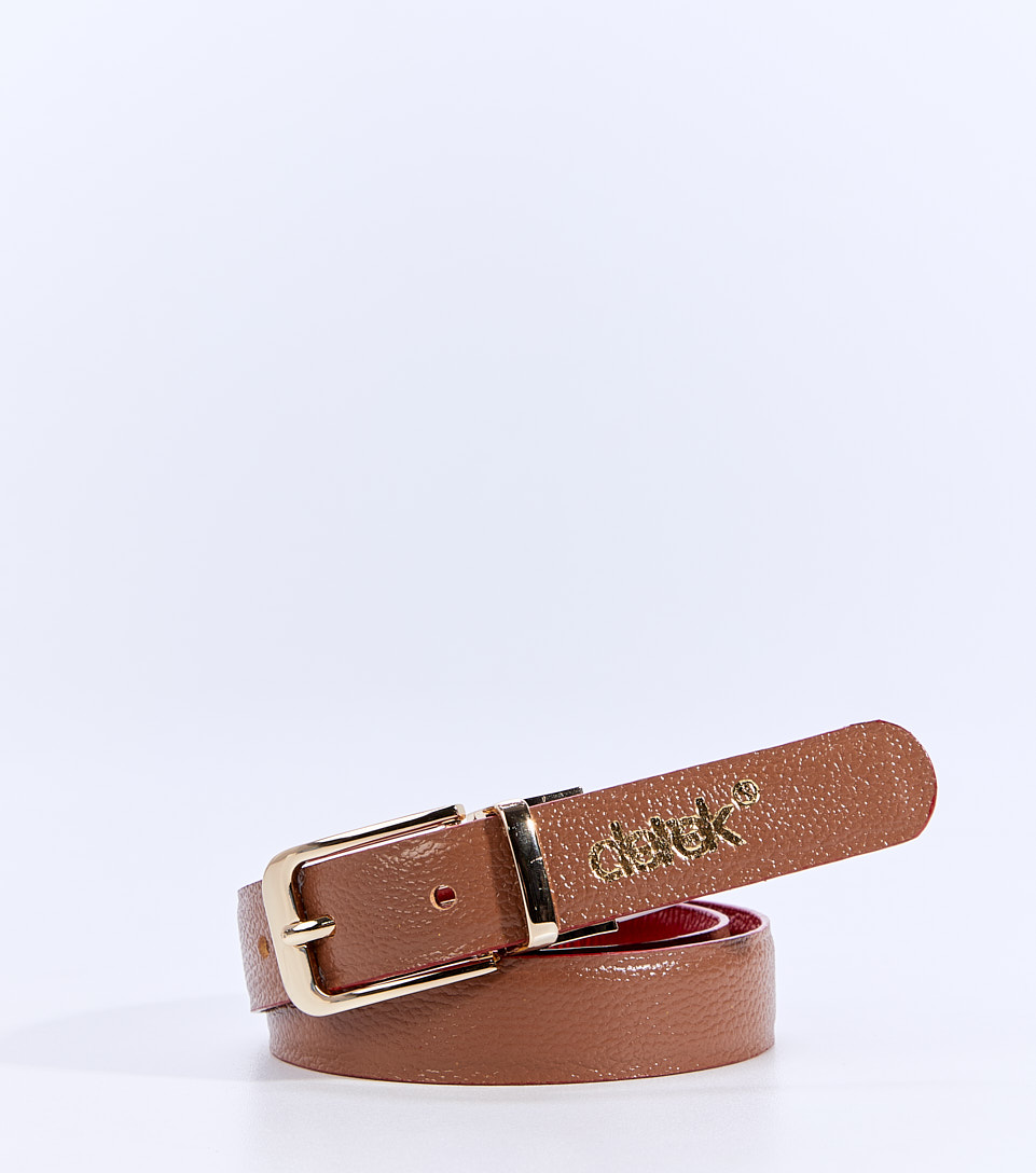 Correa Para Mujer En Cuero Doble Faz Lucy Derek 828406 CU