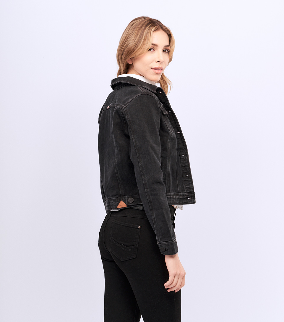 Chaqueta Para Mujer Con Proceso Negro Unser 826957 NG