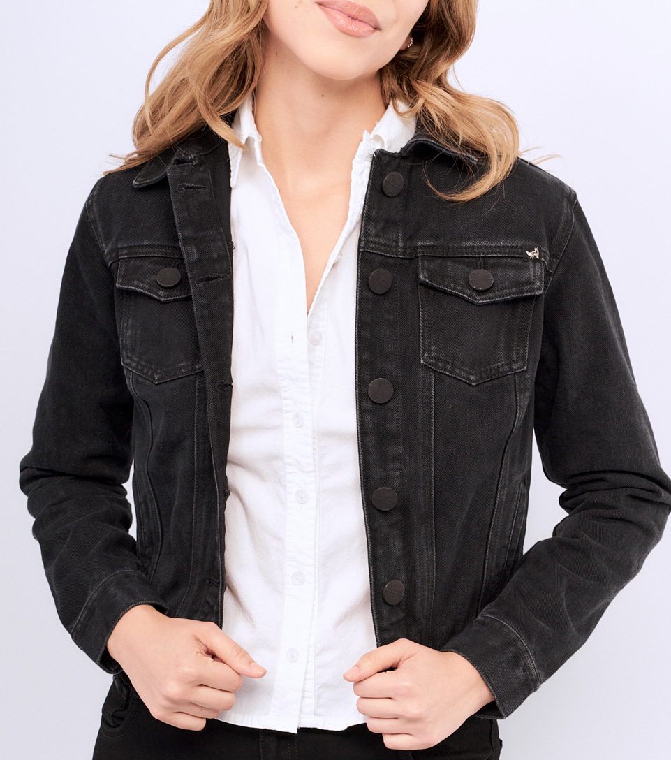 Chaqueta Para Mujer Con Proceso Negro Unser 826957 NG