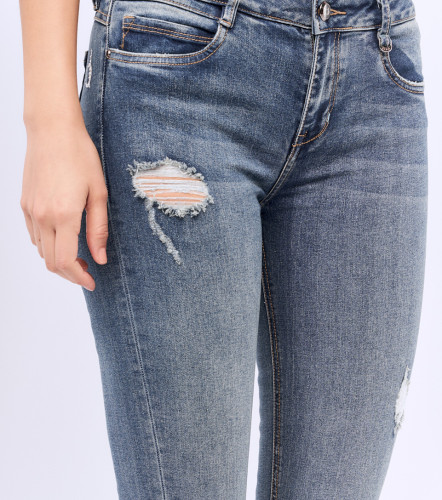Jean Para Mujer Sninny Con Proceso Tokio Nicky DerekAZ