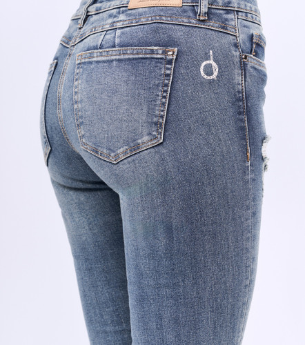 Jean Para Mujer Sninny Con Proceso Tokio Nicky DerekAZ