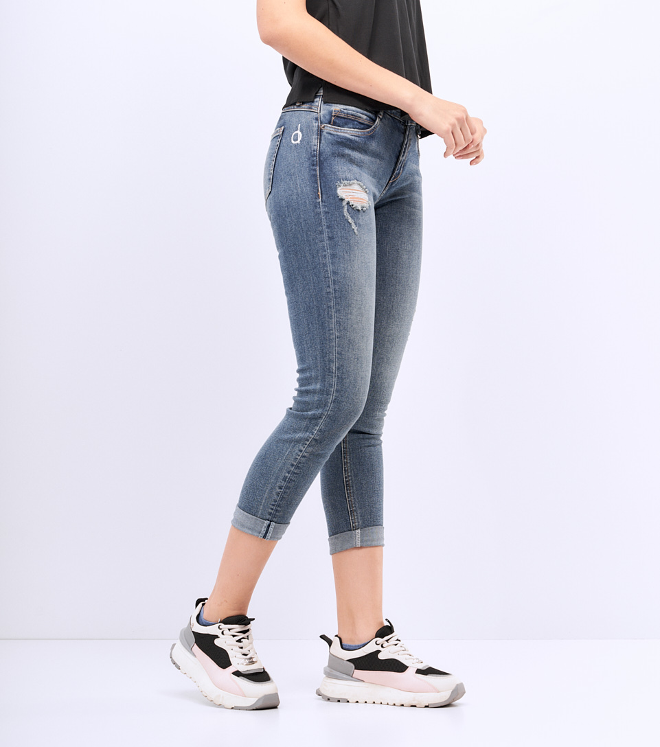 Jean Para Mujer Sninny Con Proceso Tokio Nicky Derek 827855 AZ