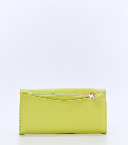 Elly Billetera Unicolor Con Monedero Removible CloverLM