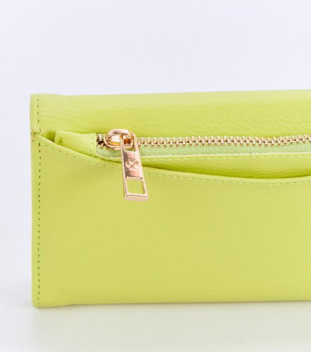 Elly Billetera Unicolor Con Monedero Removible CloverLM