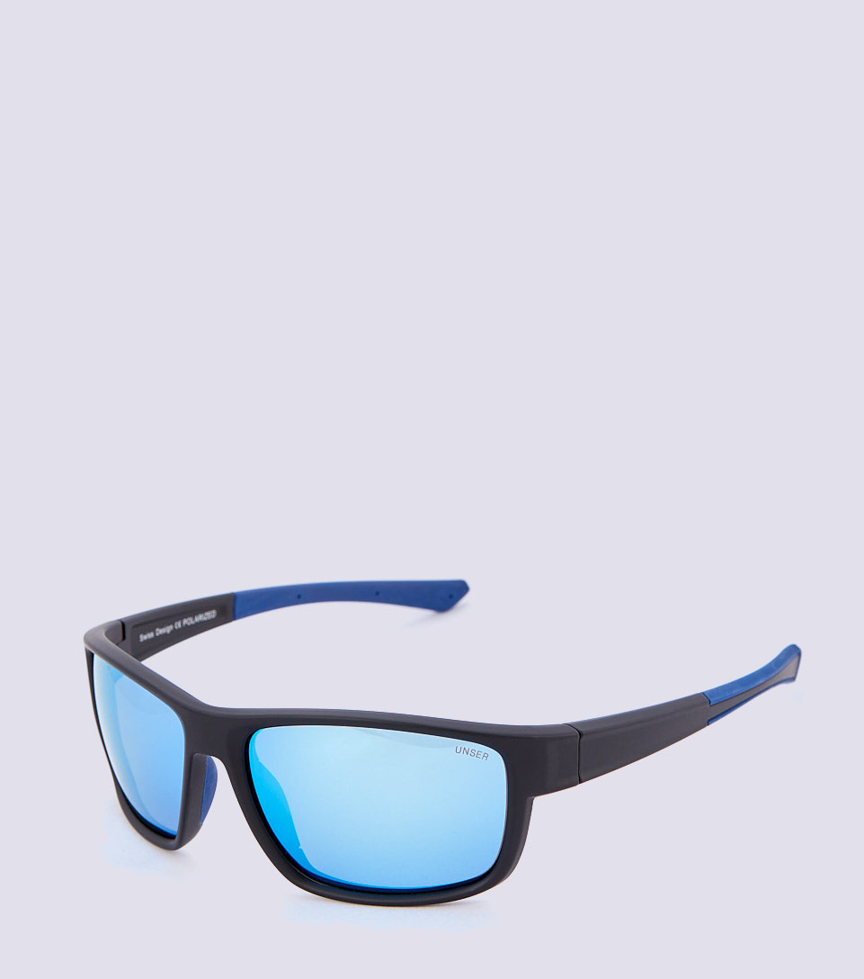 Gafas Evan Polarizadas Cuadradas Con Estuche Unser 821153 AZ