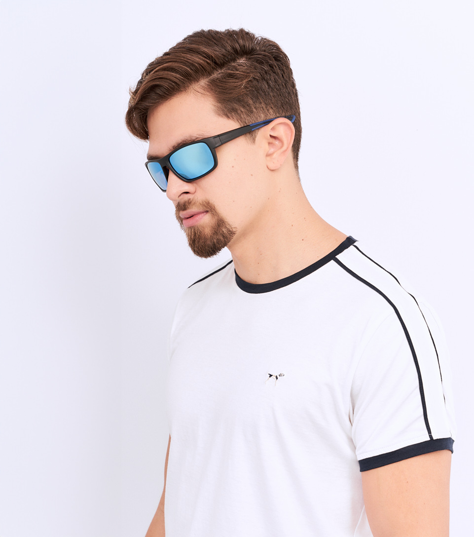 Gafas Evan Polarizadas Cuadradas Con Estuche Unser 821153 AZ