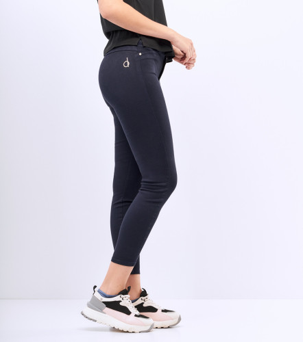 Jean Para Mujer Skinny Pretina Con Corte Barcelona Fernanda DerekAZ