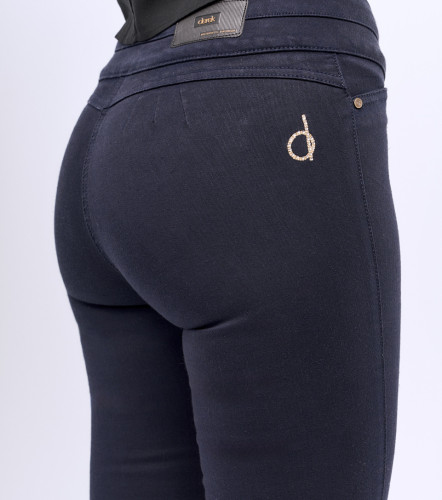 Jean Para Mujer Skinny Pretina Con Corte Barcelona Fernanda DerekAZ