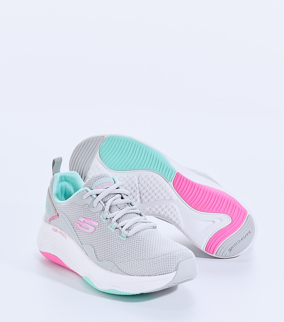 Tenis D`lux Fitness Roam Free Skechers 118947 GR