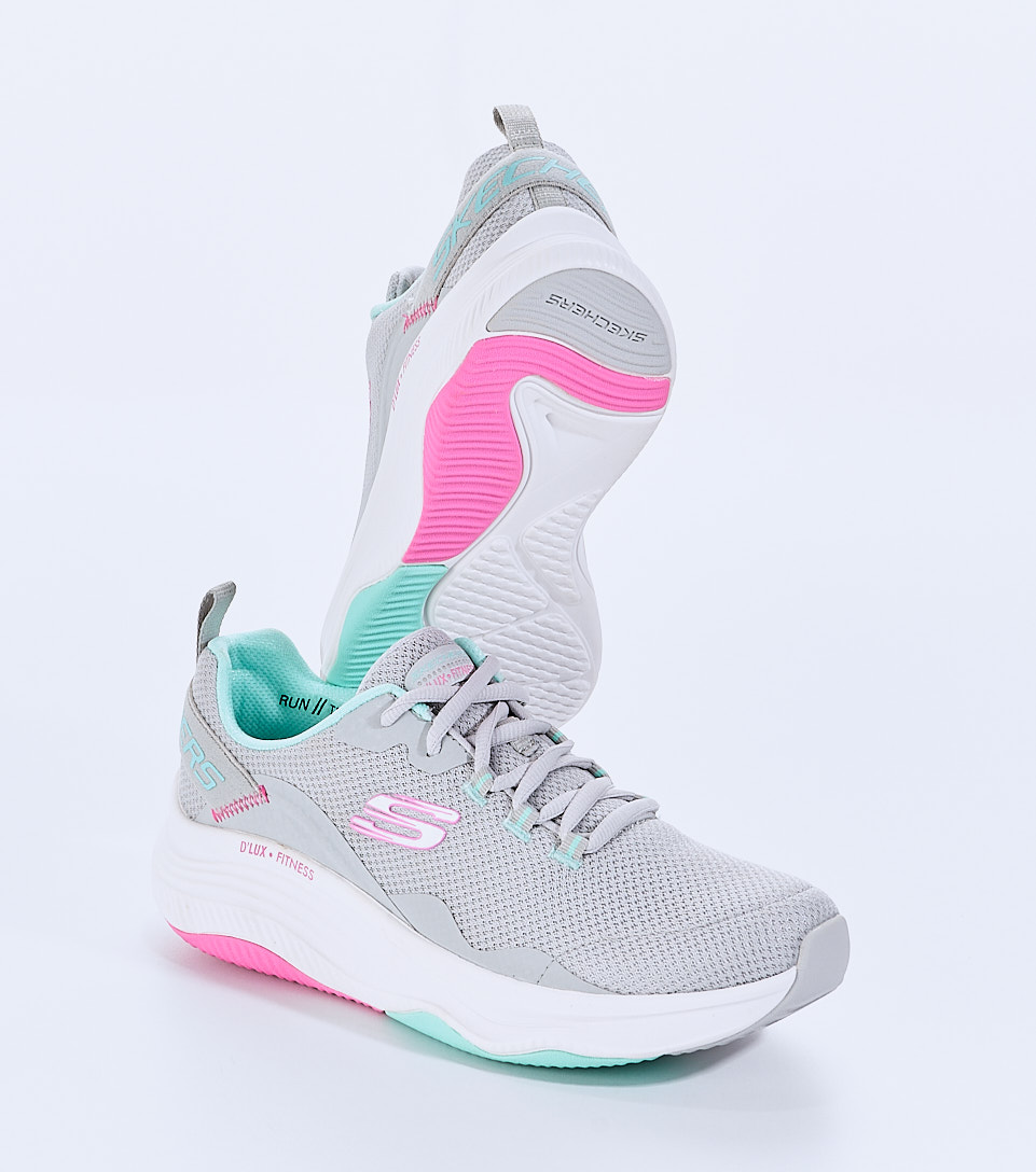 Tenis D`lux Fitness Roam Free Skechers 118947 GR