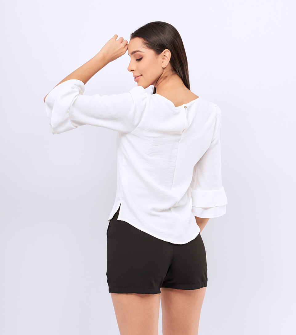 Blusa Unicolor Para Mujer Derek 827983 AR