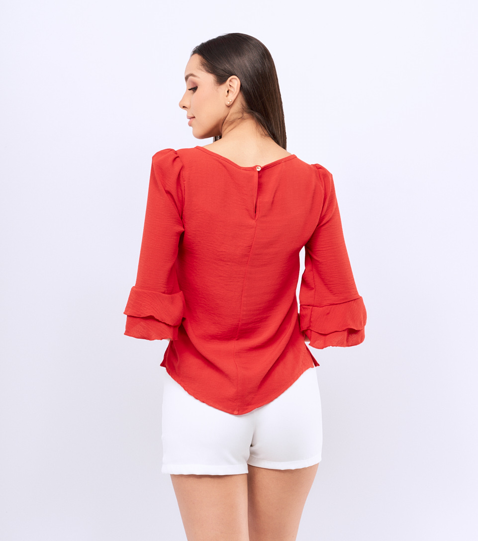 Blusa Unicolor Para Mujer Derek 827983 AR