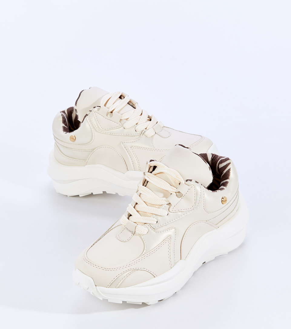 Tenis Para Mujer Con Cordones Y Forro En Animal Print Kendra Derek 828210 AR