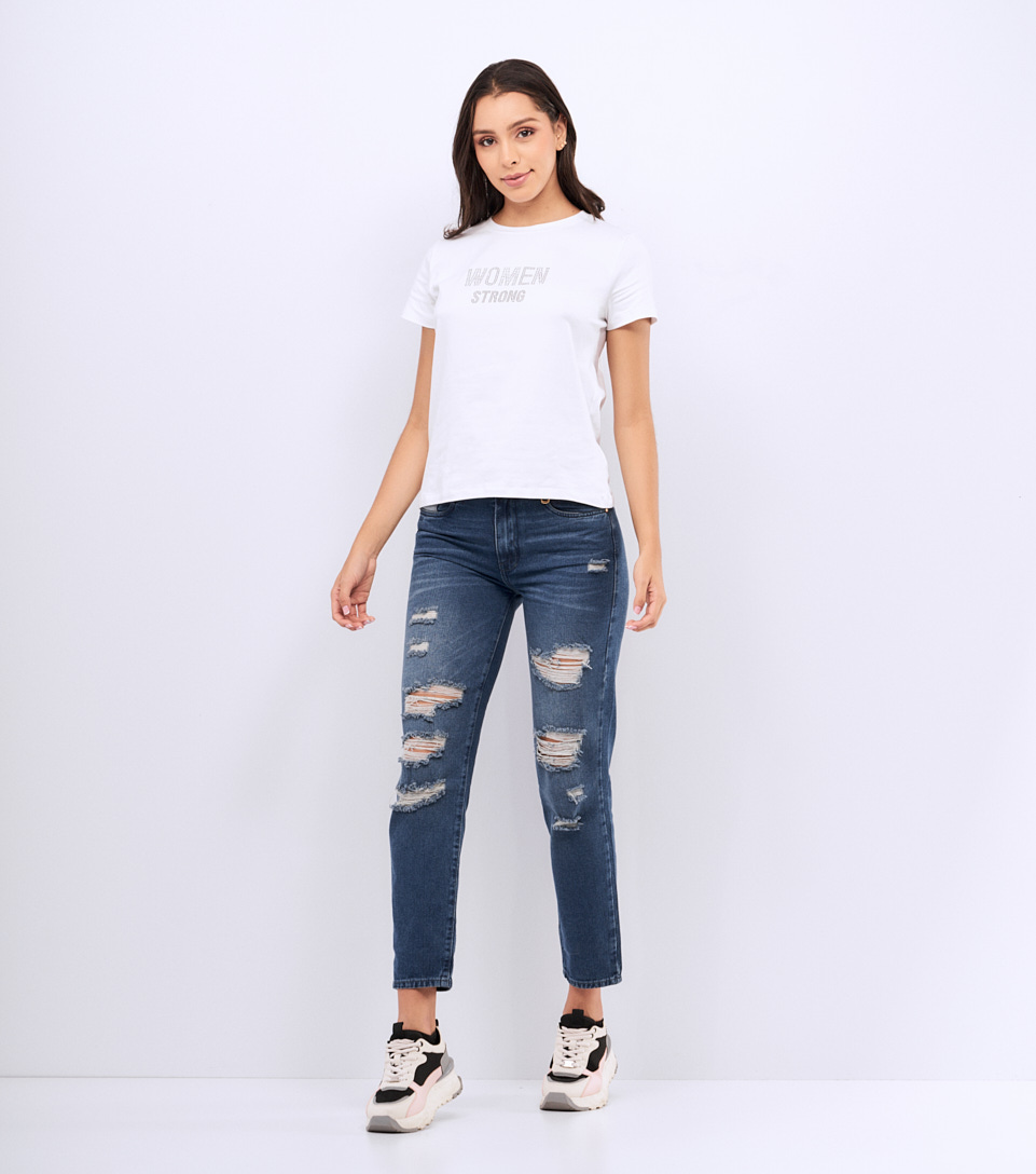 Jean Para Mujer Con Proceso Rotos Paris Lindsay Derek 829028 AZ