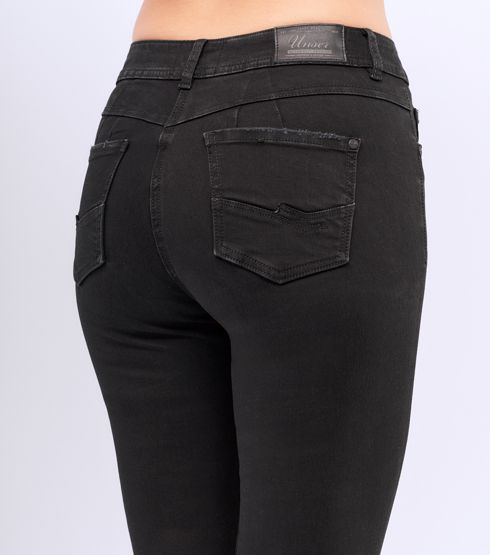Jean Para Mujer Con Proceso Negro Unser 829921 NG