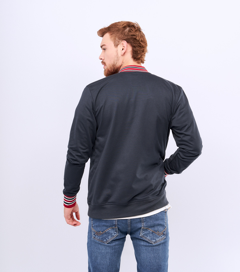 Buzo Para Hombre Unicolor Con Cremallera En Delantero Unser 830871 AZ