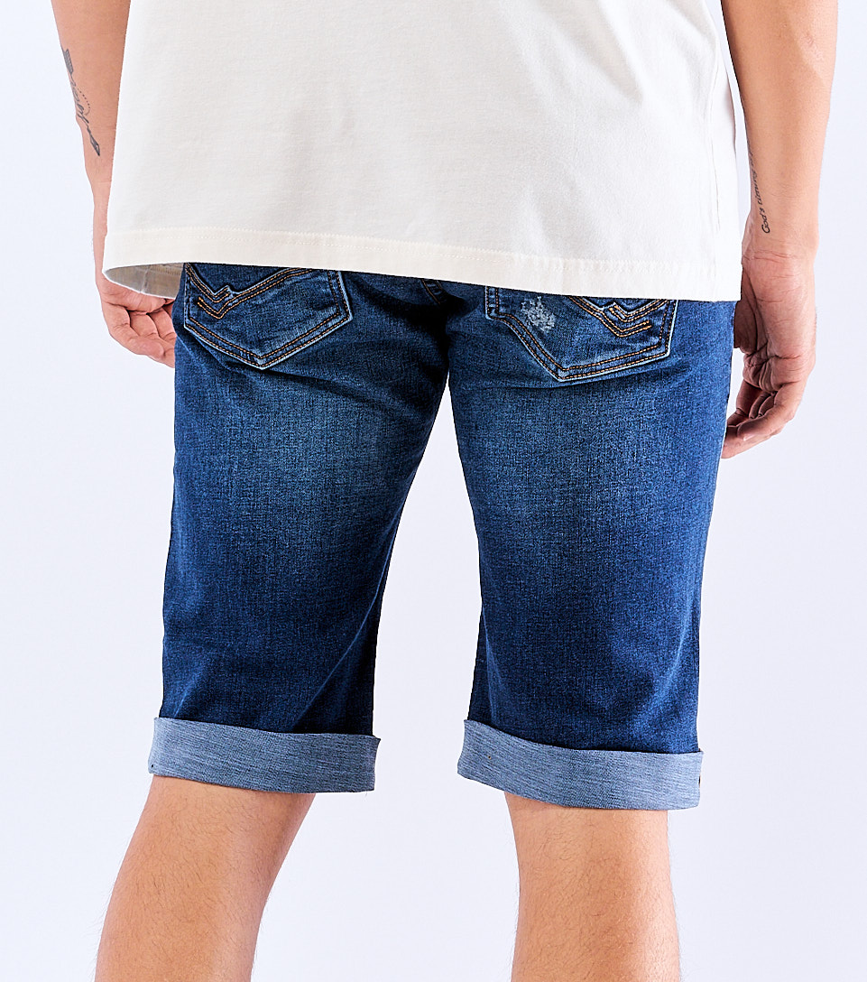 Bermuda En Indigo Con Proceso Oscuro Unser 823699 AZ