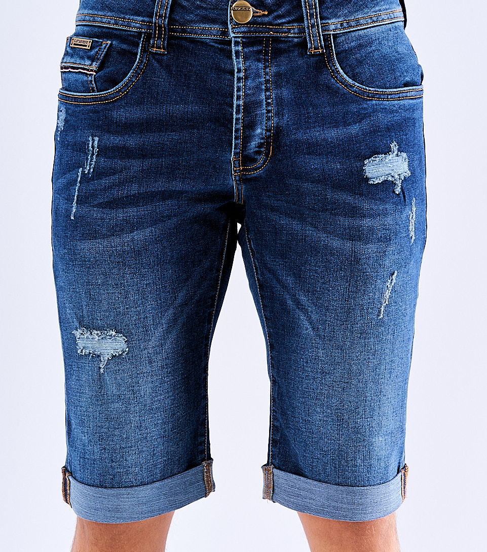 Bermuda En Indigo Con Proceso Oscuro Unser 823699 AZ