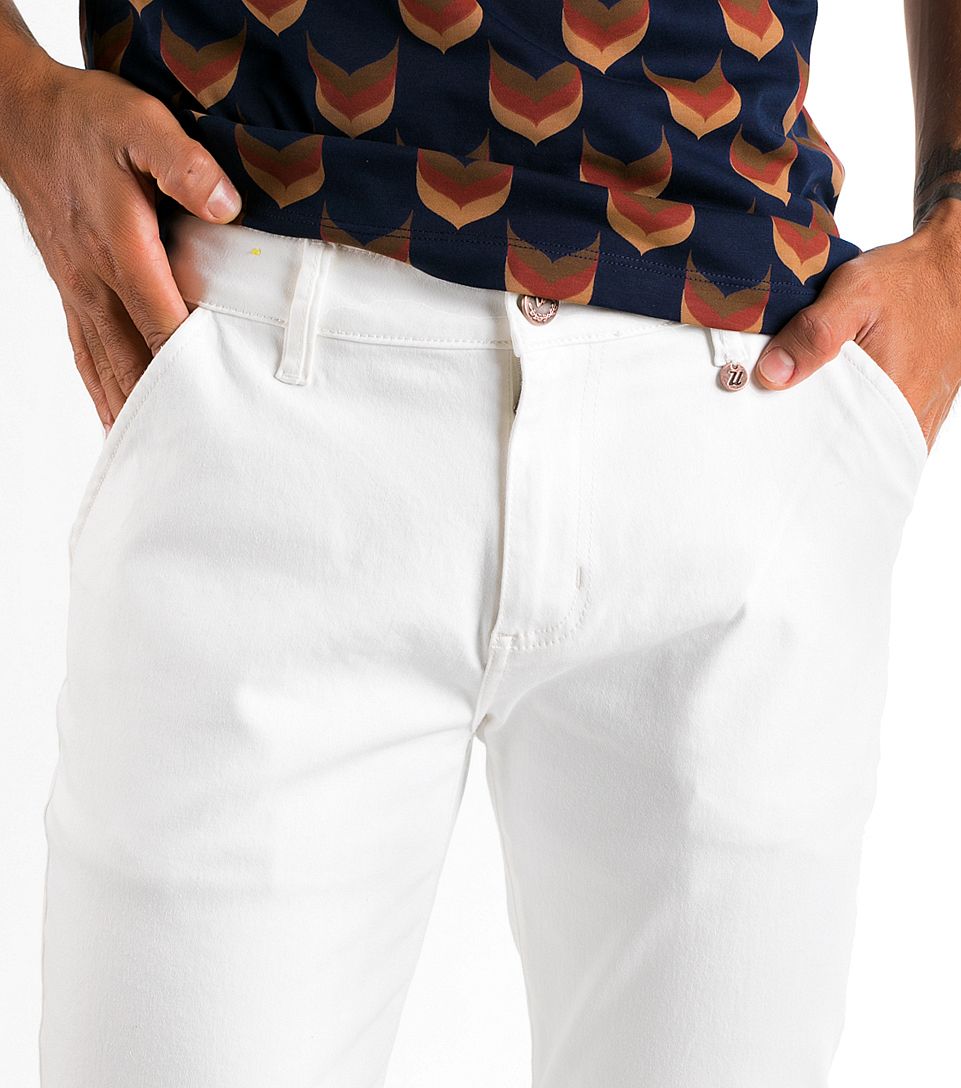 Iron Erick Pantalon En Drill Comfort Unicolor Unser 813925 AR
