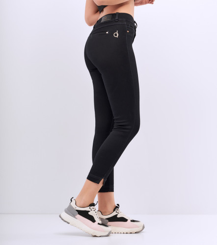 Jean Para Mujer Pretina Ancha Con Proceso Oscuro Barcelona Taliana DerekAZ