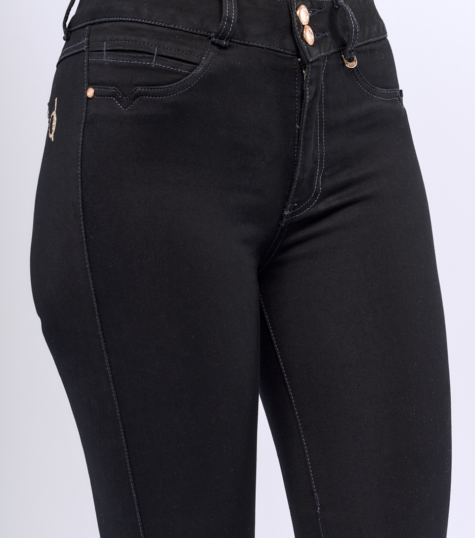 Jean Para Mujer Pretina Ancha Con Proceso Oscuro Barcelona Taliana Derek 824051 AZ