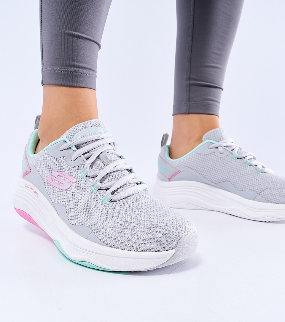 Tenis D`lux Fitness Roam Free Skechers 118947 GR