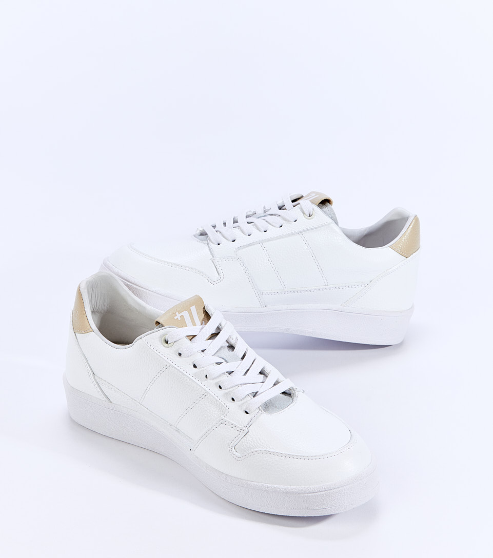 Tenis Para Mujer Combinado Con Bordado De U Unser 830803 BL
