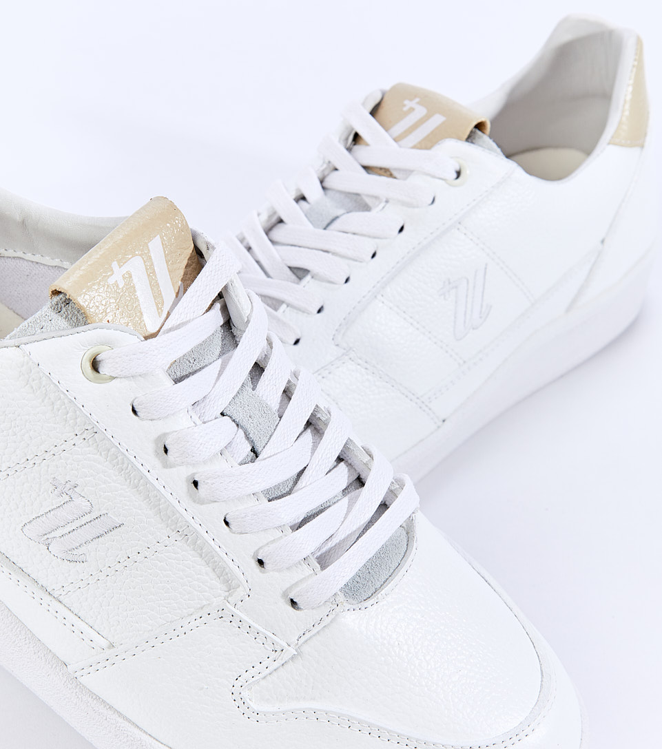 Tenis Para Mujer Combinado Con Bordado De U Unser 830803 BL