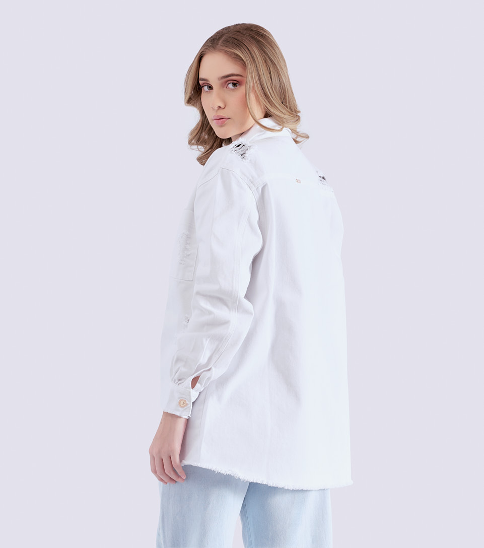 Chaqueta Oversize Para Mujer Laura Derek Lovely 830693 BL