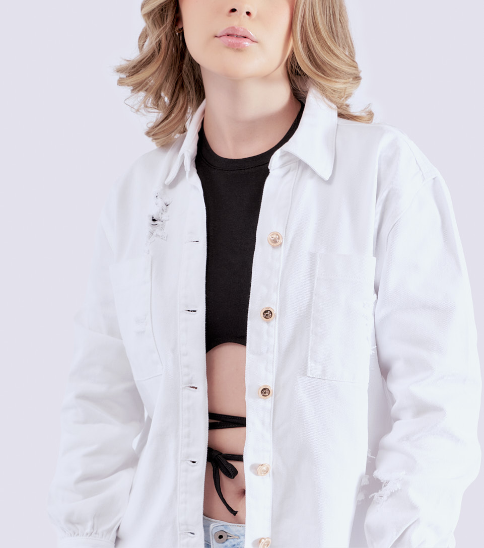 Chaqueta Oversize Para Mujer Laura Derek Lovely 830693 BL