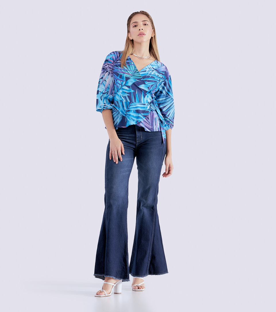 Blusa Estampada Para Mujer Derek 828032 AZ