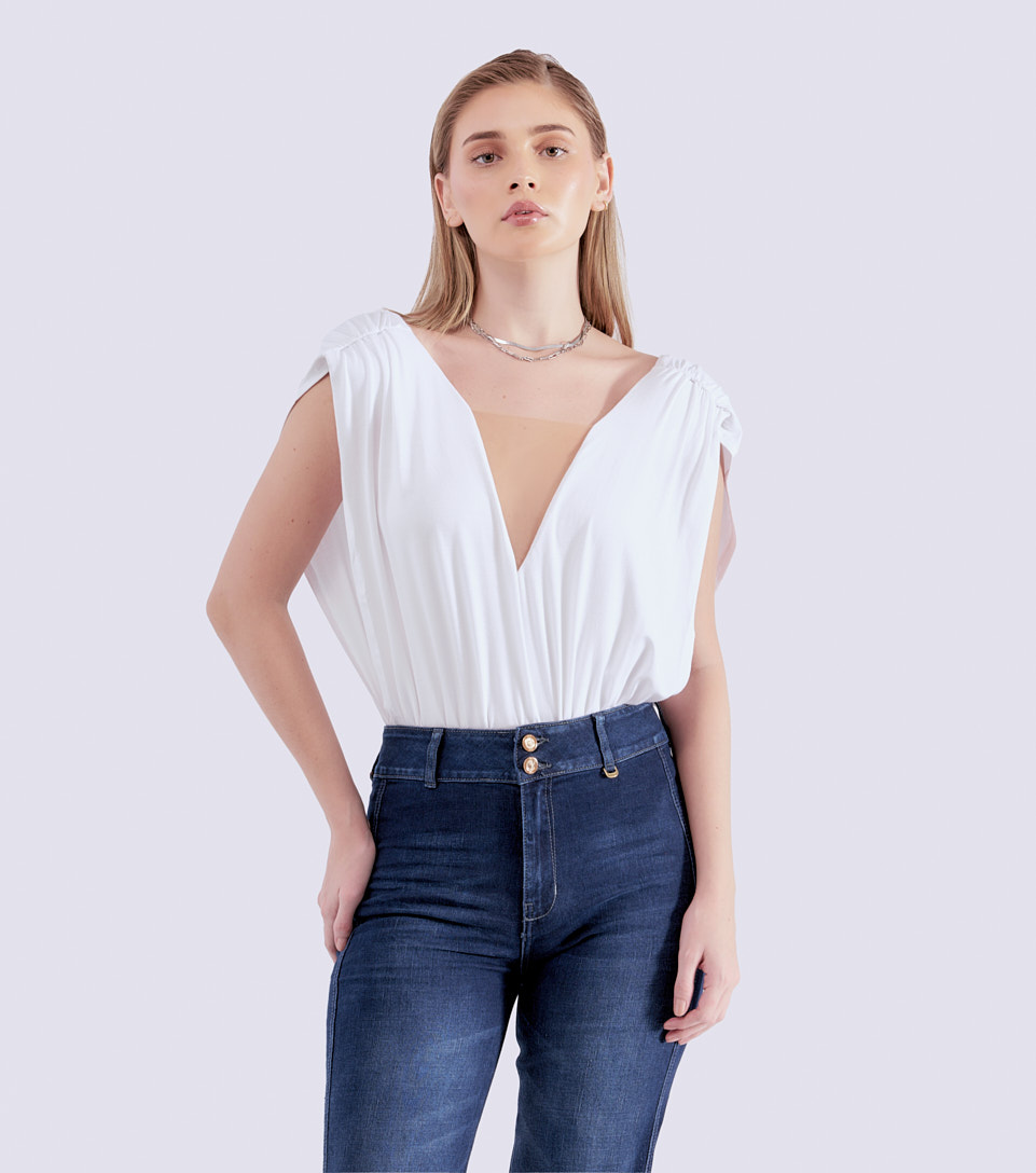 Body Manga Sisa Con Hombreras Derek 829874 BL