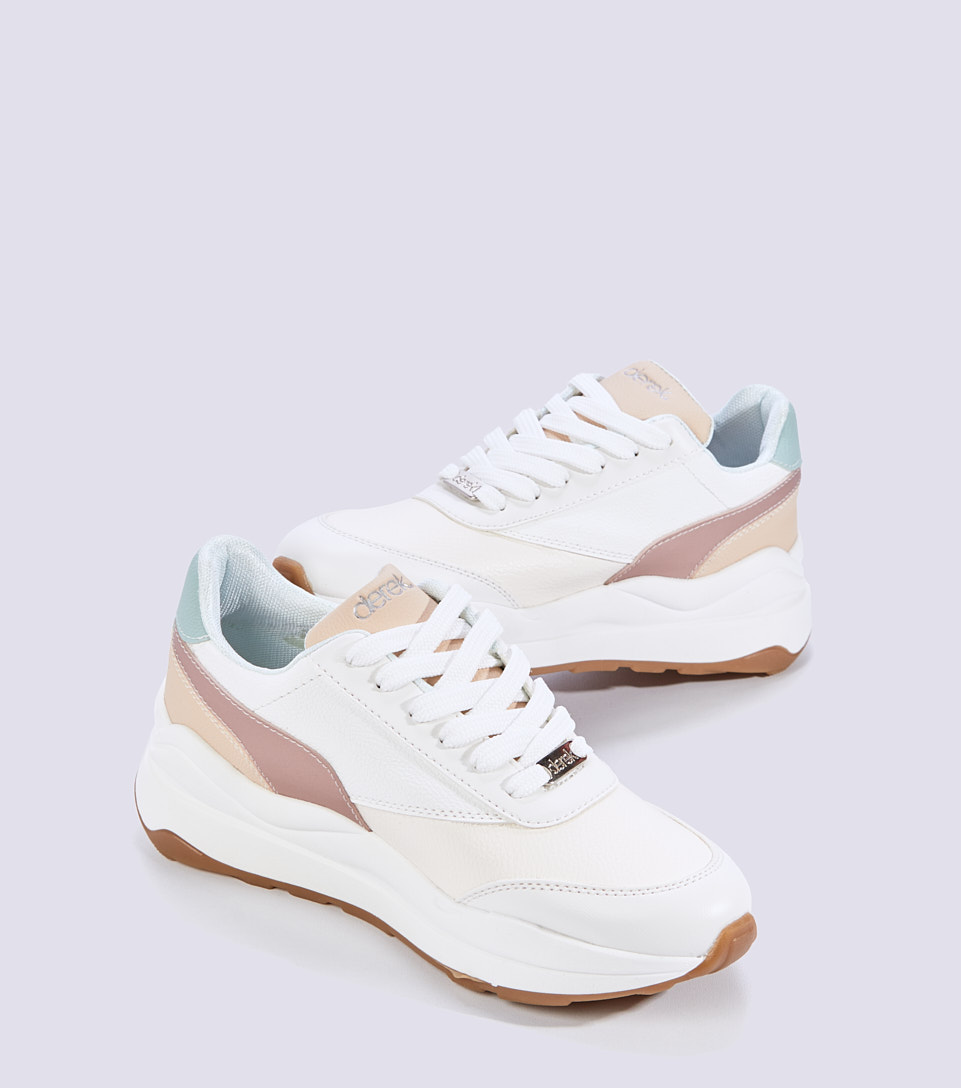Tenis Para Mujer Combinados Con Cordones Rihanna Derek 830216 AR