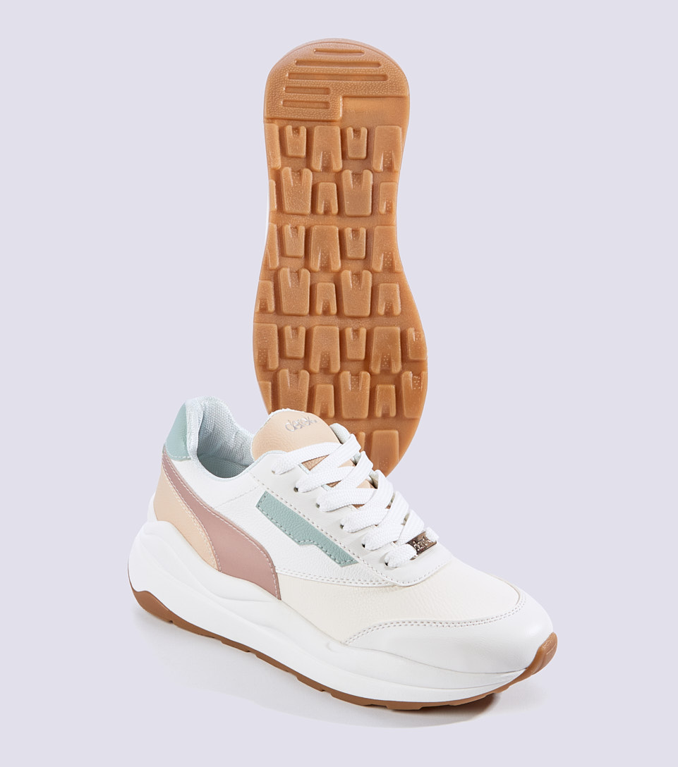 Tenis Para Mujer Combinados Con Cordones Rihanna Derek 830216 AR