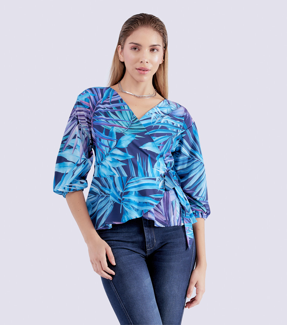 Blusa Estampada Para Mujer Derek 828032 AZ