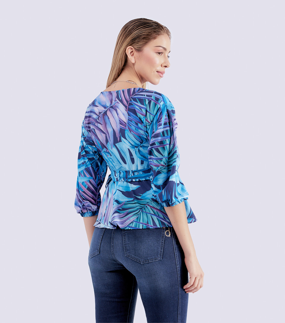 Blusa Estampada Para Mujer Derek 828032 AZ
