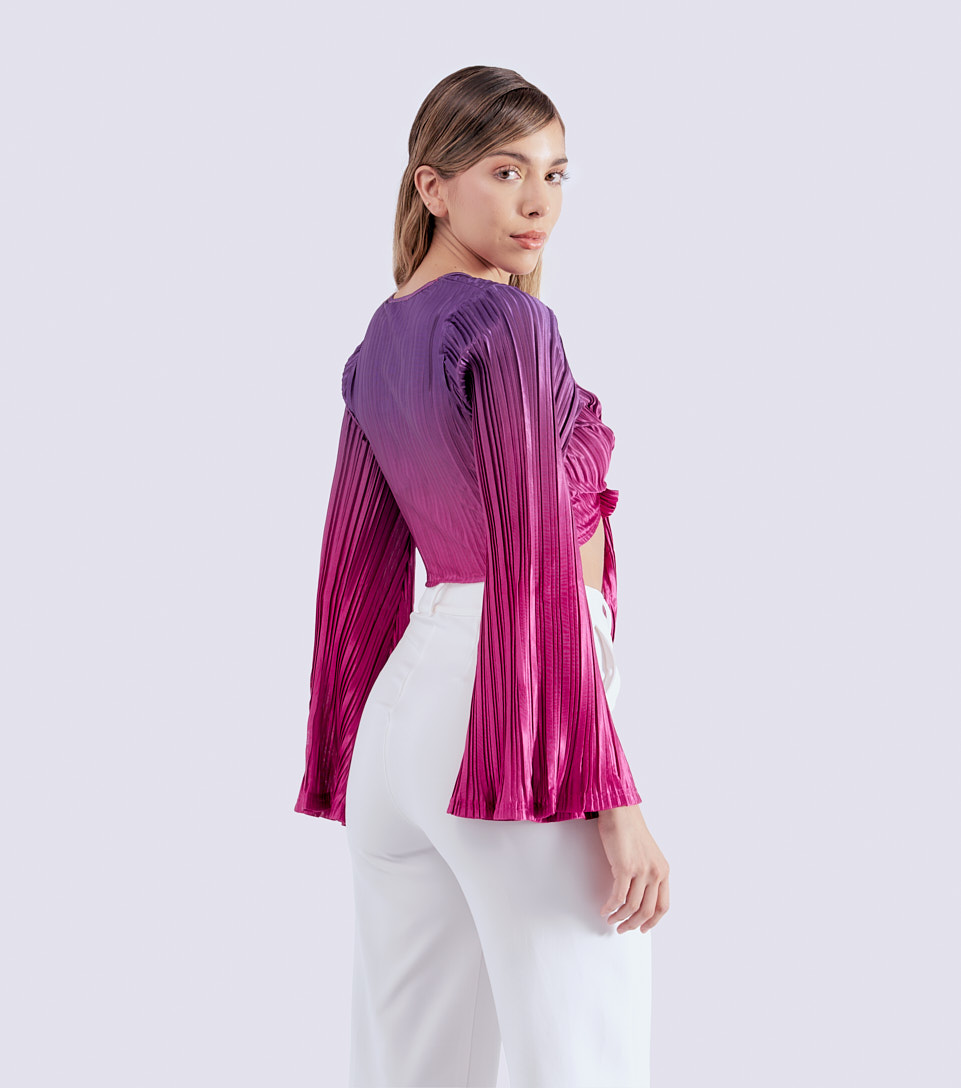 Blusa Para Mujer Degrade Manga Larga Derek 828037 FS