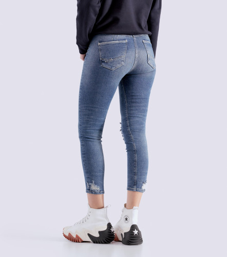 Jean Para Mujer Con Proceso Medio Y Rotos UnserAZ