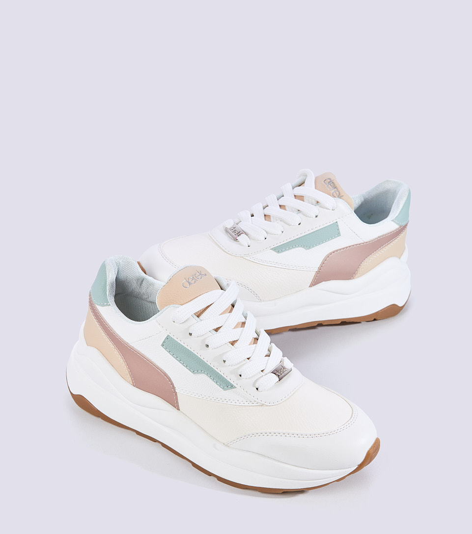 Tenis Para Mujer Combinados Con Cordones Rihanna Derek 830216 AR
