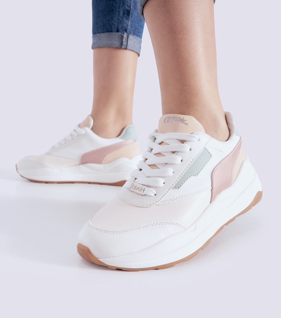 Tenis Para Mujer Combinados Con Cordones Rihanna Derek 830216 AR