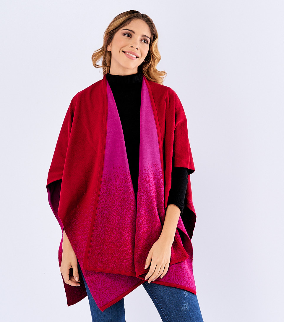 Cardigan Para Mujer Tejido Doble Faz En Degrade Taliana Derek 826735 RJ