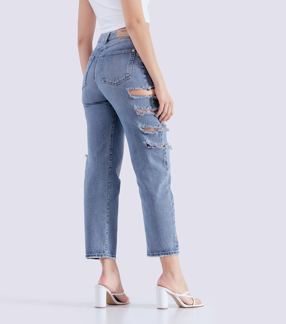 Jean Para Mujer Con Aberturas En Costados Praga Violett Derek 829823 AZ