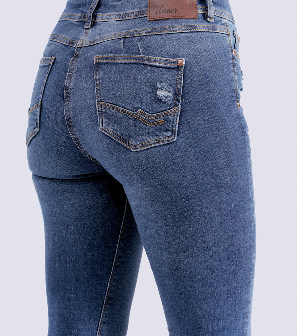 Jean Para Mujer Con Proceso Medio Unser 826868 AZ