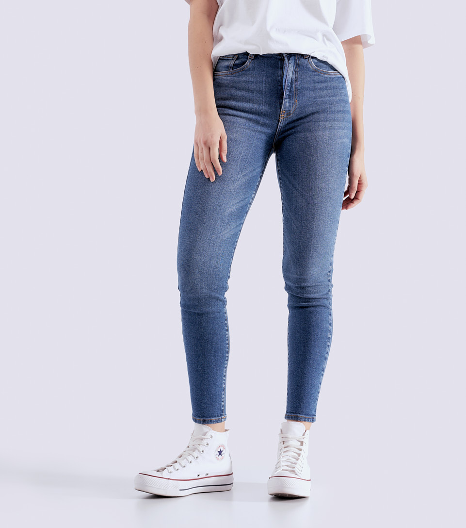 Jean Stretch Mujer Tiro Alto Kat TyperAZ