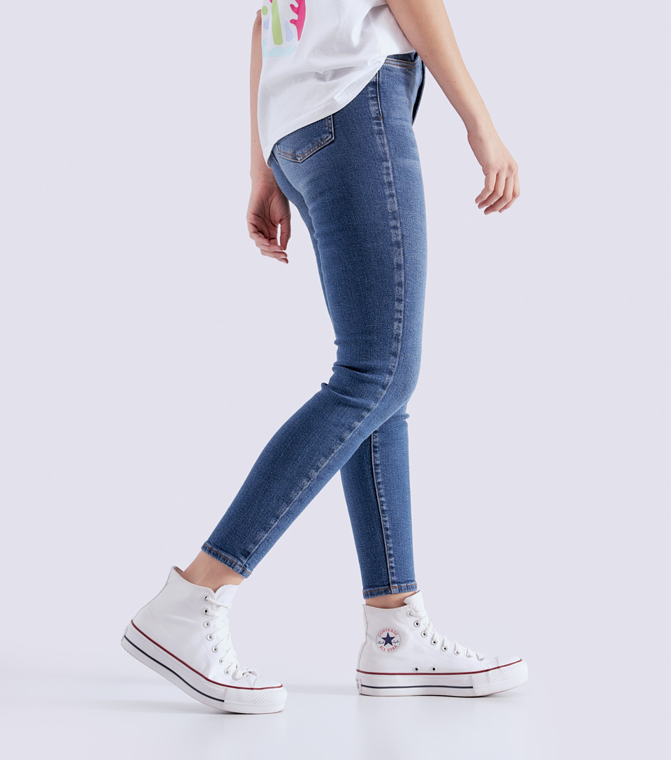 Jean Stretch Mujer Tiro Alto Kat Typer 828944 