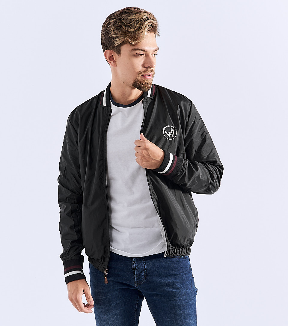 Raul Chaqueta Antifluido Con Elastico Unicolor Unser 821106 NG