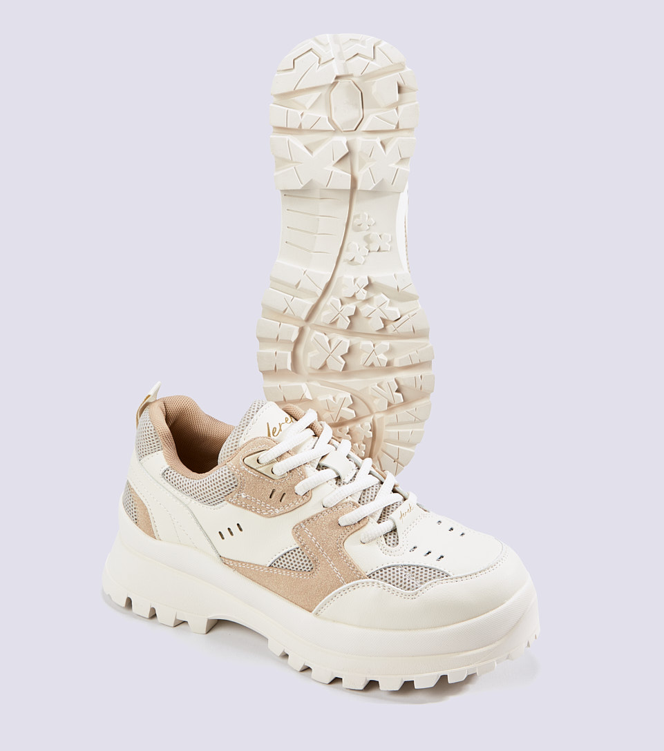 Tenis Para Mujer Suela Tractor Derek 828177 BG