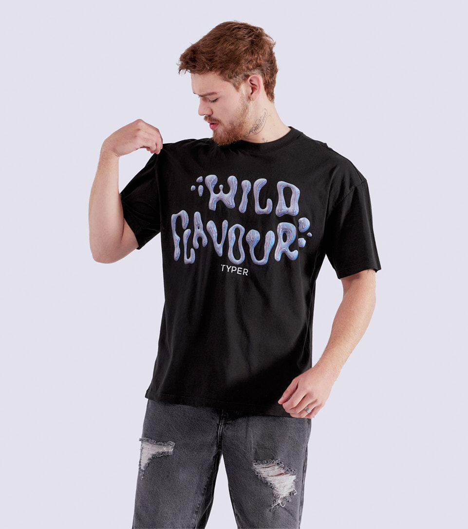 Tshirt Oversize Para Hombre TyperNG