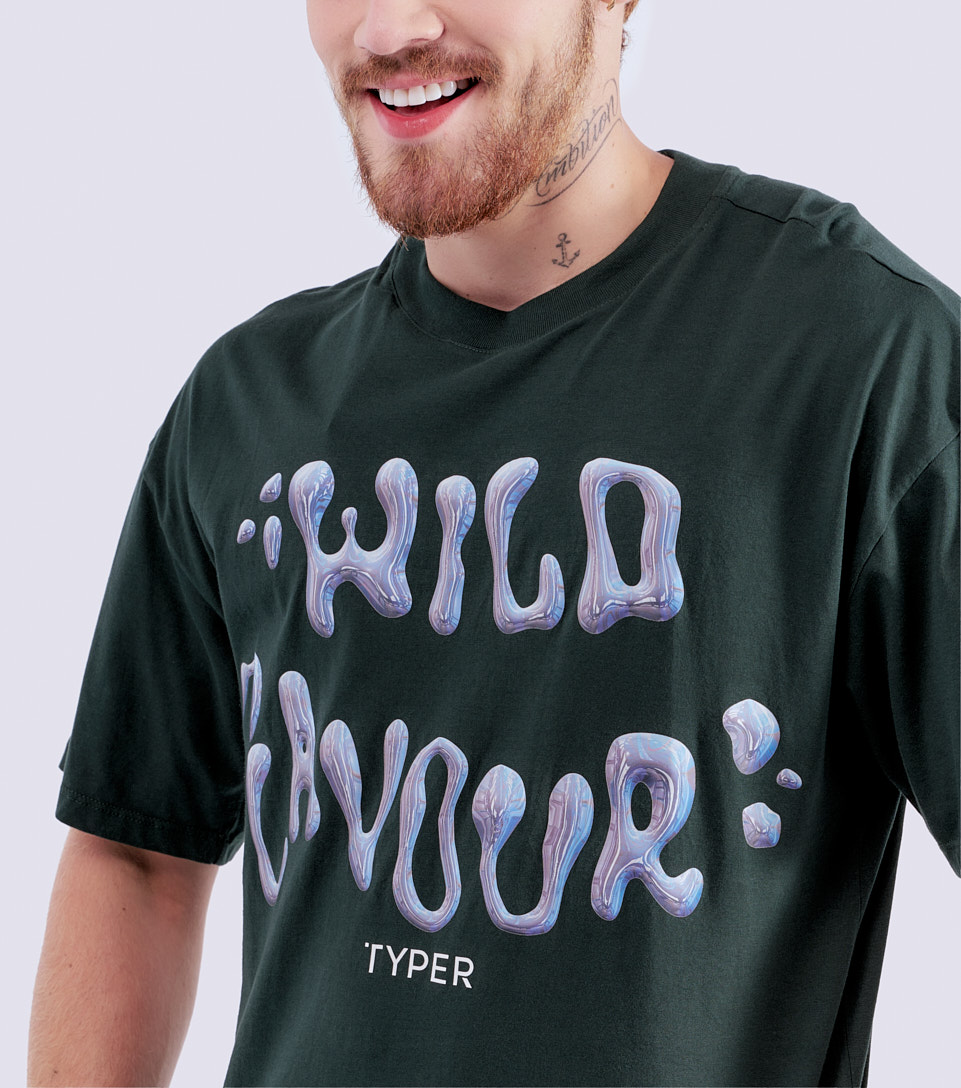 Tshirt Oversize Para Hombre Typer 831482 