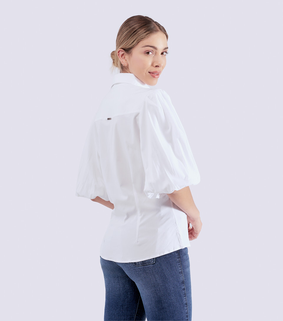 Blusa Camisera Manga Larga Unicolor Derek 828013 BL